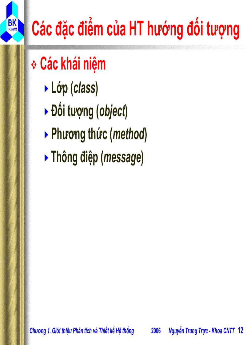 image for page Giới thiệu Phân tích vàThiết kế Hệ thống