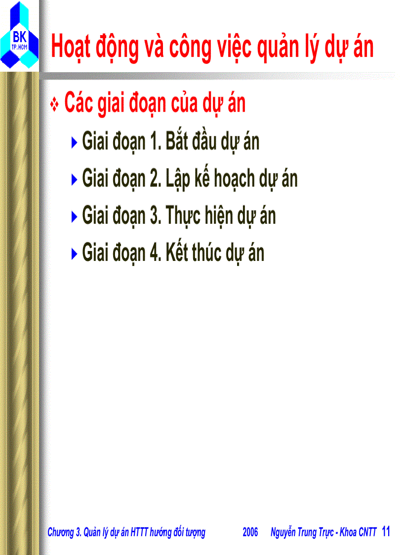 image for page Quản lý dự án Hệ thống thông tin hướng đối tượng