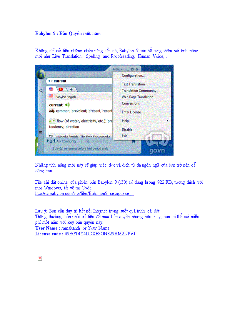image for page Babylon 9 Bản Quyền một năm