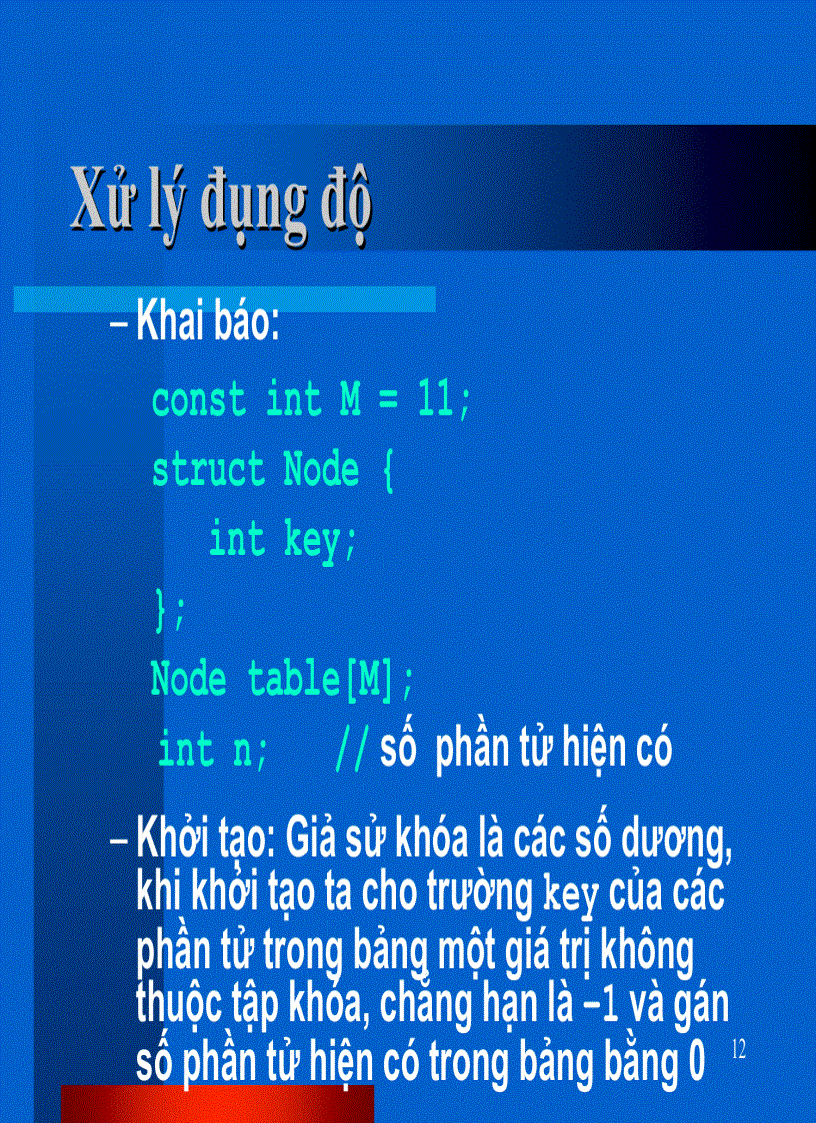 image for page BẢNG BĂM Hashing Table