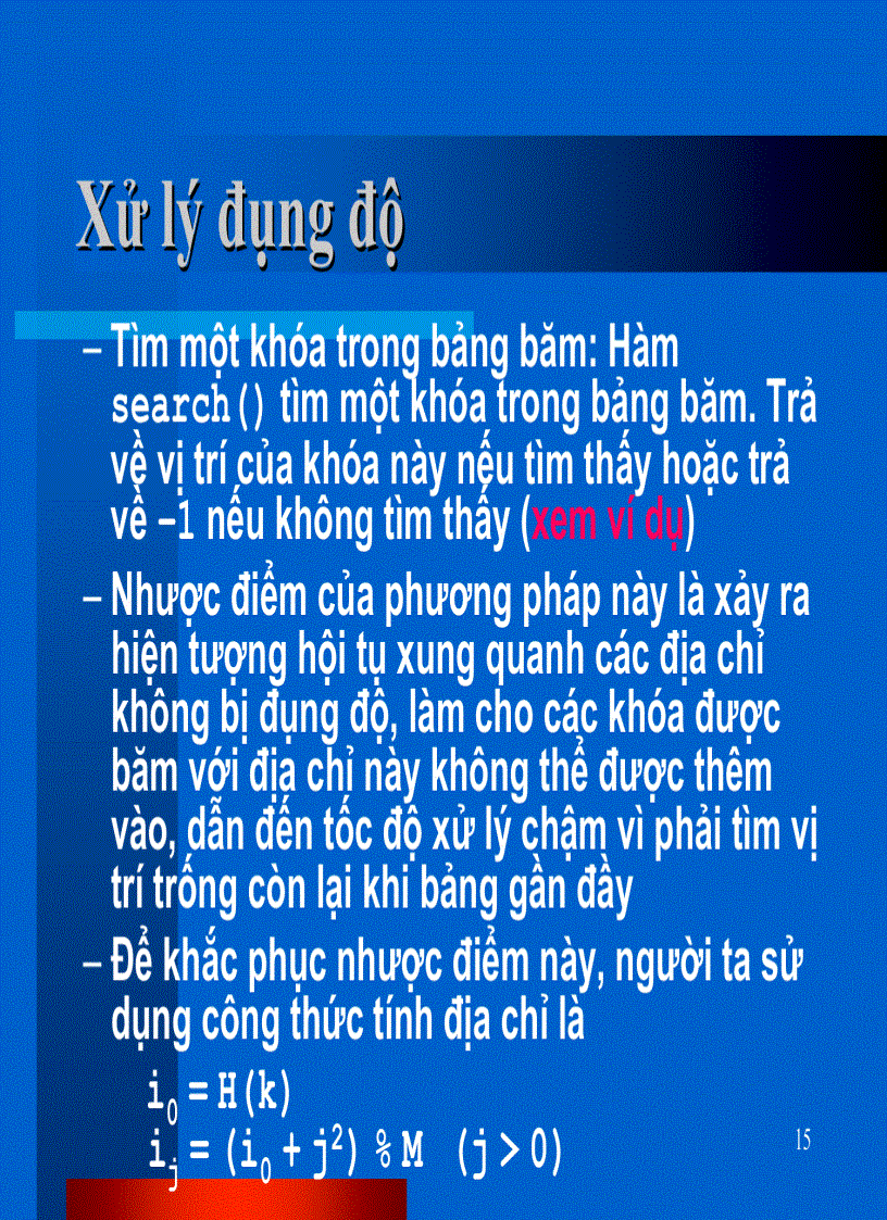 image for page BẢNG BĂM Hashing Table