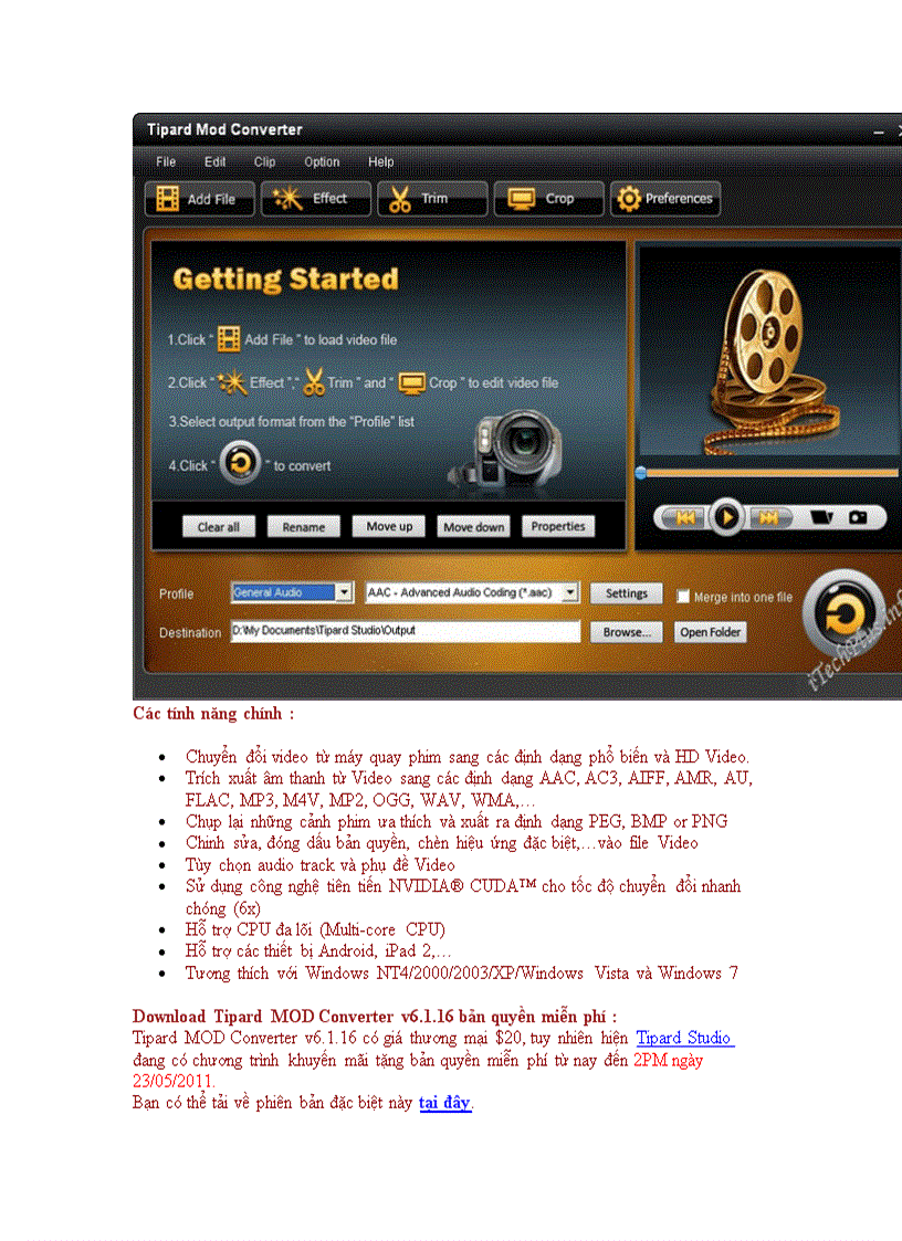 image for page Tipard MOD Converter v6 1 16