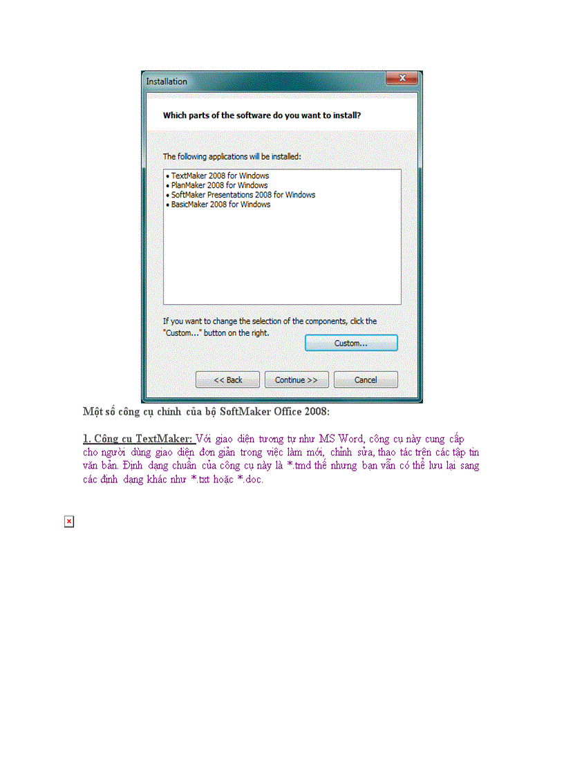 image for page SoftMaker Office 2008 cho cả Windows OS và Linux OS