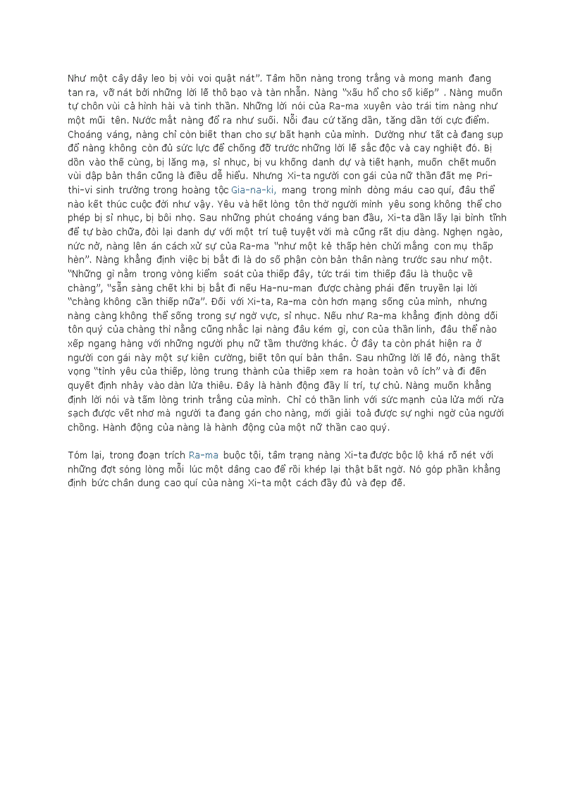 image for page Cảm nhận về vẻ đẹp hình tượng nhân vật xi ta trong đoạn trích ra ma buộc tội