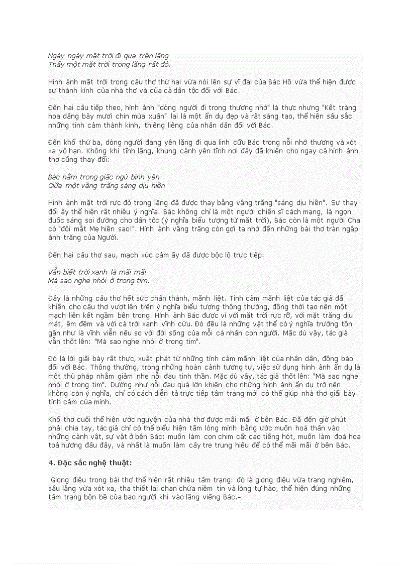 image for page Đọc hiểu bài thơ Viếng lăng Bác của nhà thơ Viễn Phương