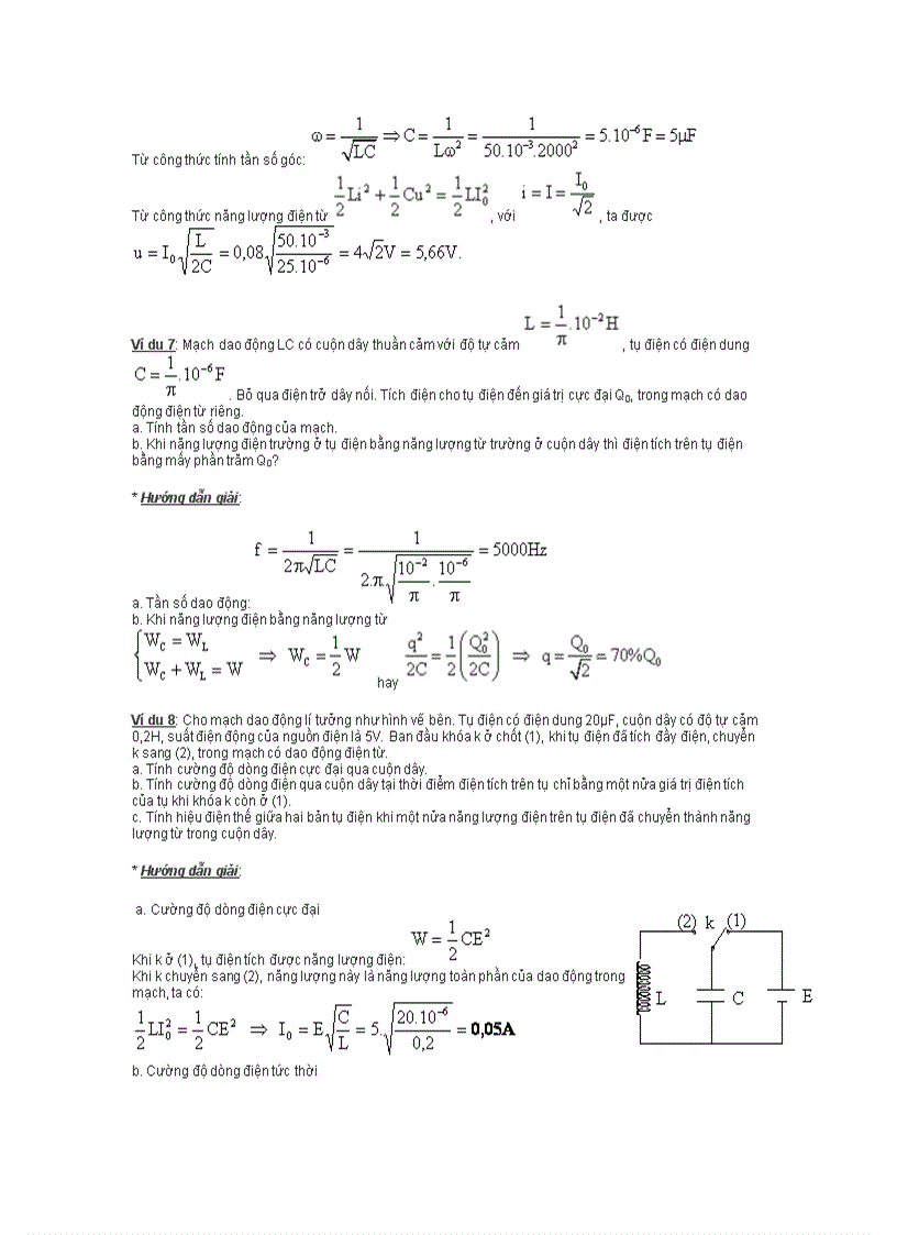 image for page Mạch dao động điện từ