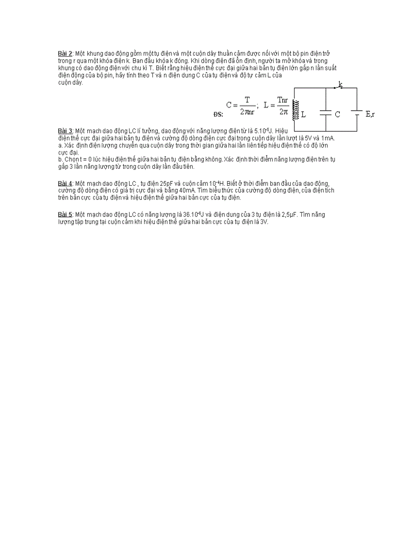 image for page Mạch dao động điện từ