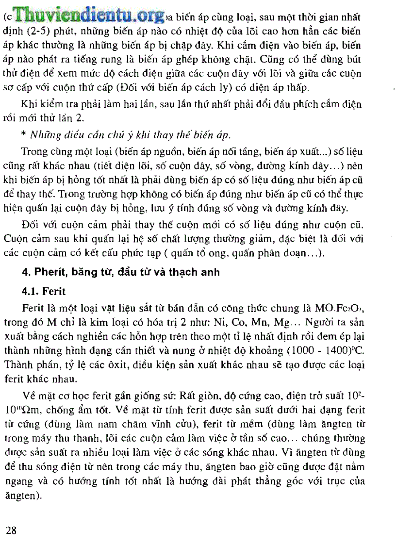 image for page Giáo Trình Vật liệu linh kiện điện tử