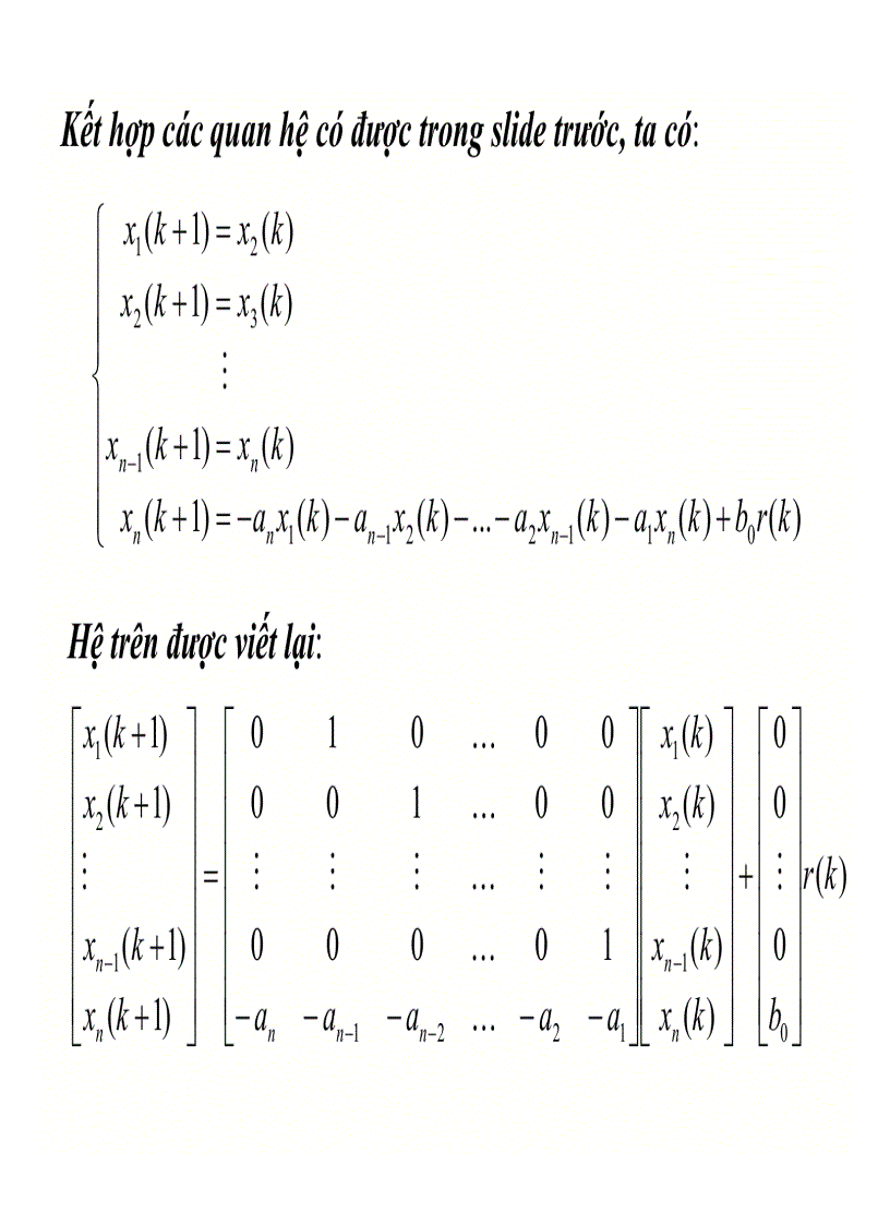 image for page Mô tả toán học hệ thống điều khiển rời rạc