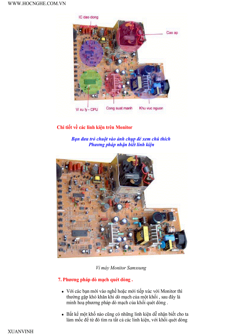 image for page Khối quét dòng