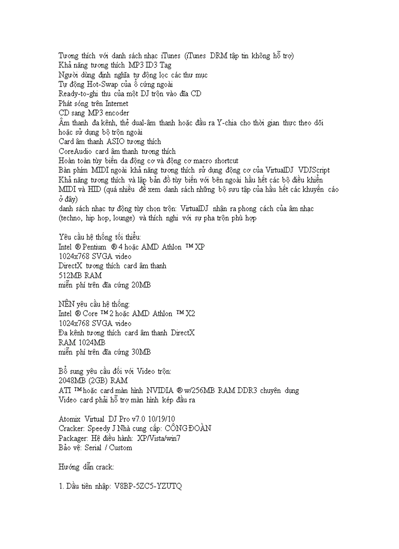 image for page Atomix Virtual DJ Pro v7 0 Full Phần mềm mix nhạc chuyên nghiệp