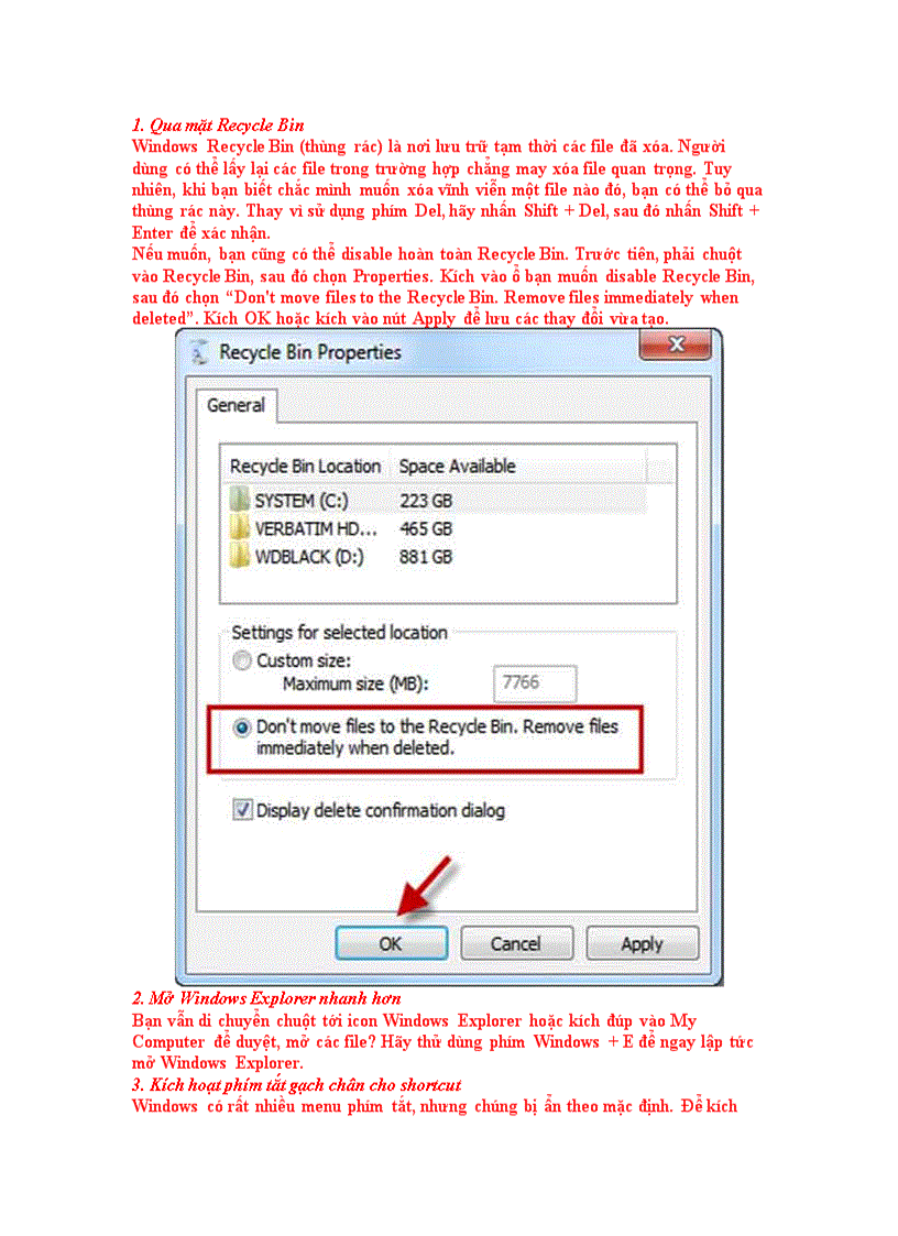 image for page Hướng dẫn sử dụng Windows 7 Mẹo vặt hay