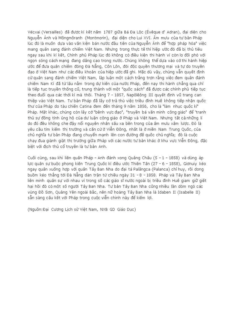 image for page Âm mưu xâm lược Việt Nam của thực dân Pháp