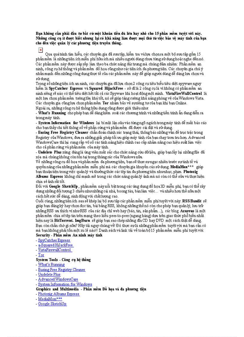 image for page 15 tiện ích miễn phí hay cho PC