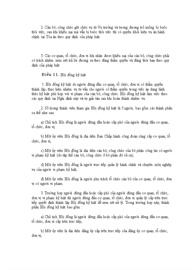 image for page Nêu trình tự thủ tục xử lý kỷ luật đối với cán bộ công chức