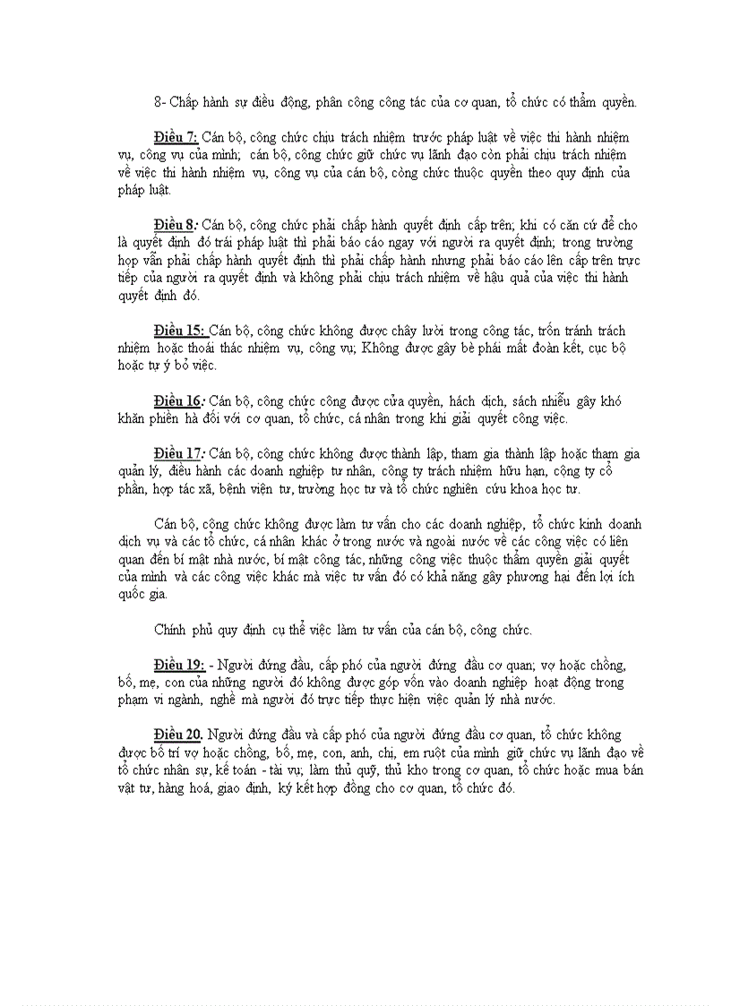 image for page Nêu trình tự thủ tục xử lý kỷ luật đối với cán bộ công chức