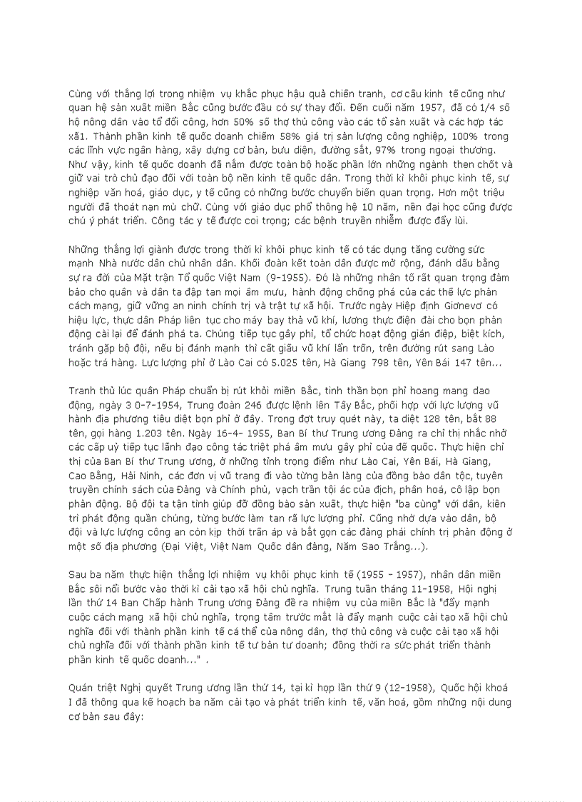 image for page Xây dựng chủ nghĩa xã hội ở miền bắc và đấu tranh chống mĩ ngụy ở miền nam 1954 1965