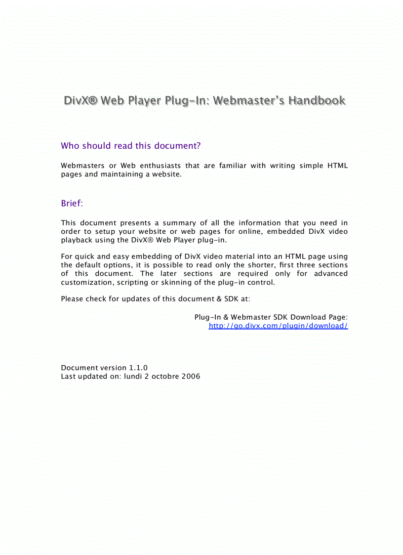 image for page Webmaster s Handbook