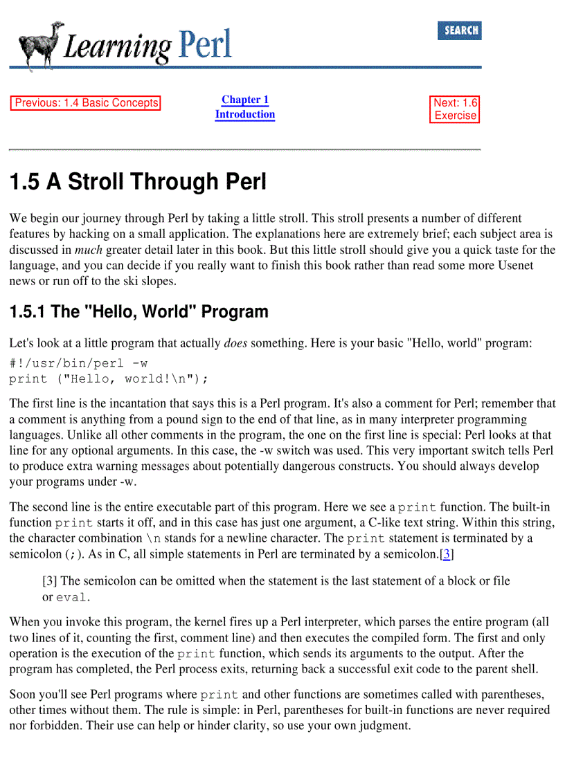 image for page Ebook learning Perl