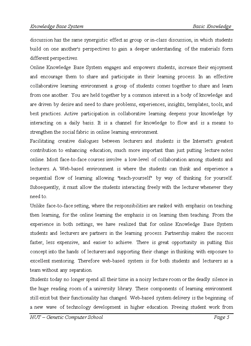 image for page Knowledge base system