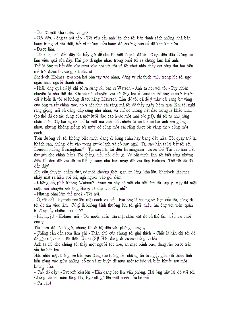 image for page Những hồi ức về Sherlock Holmes