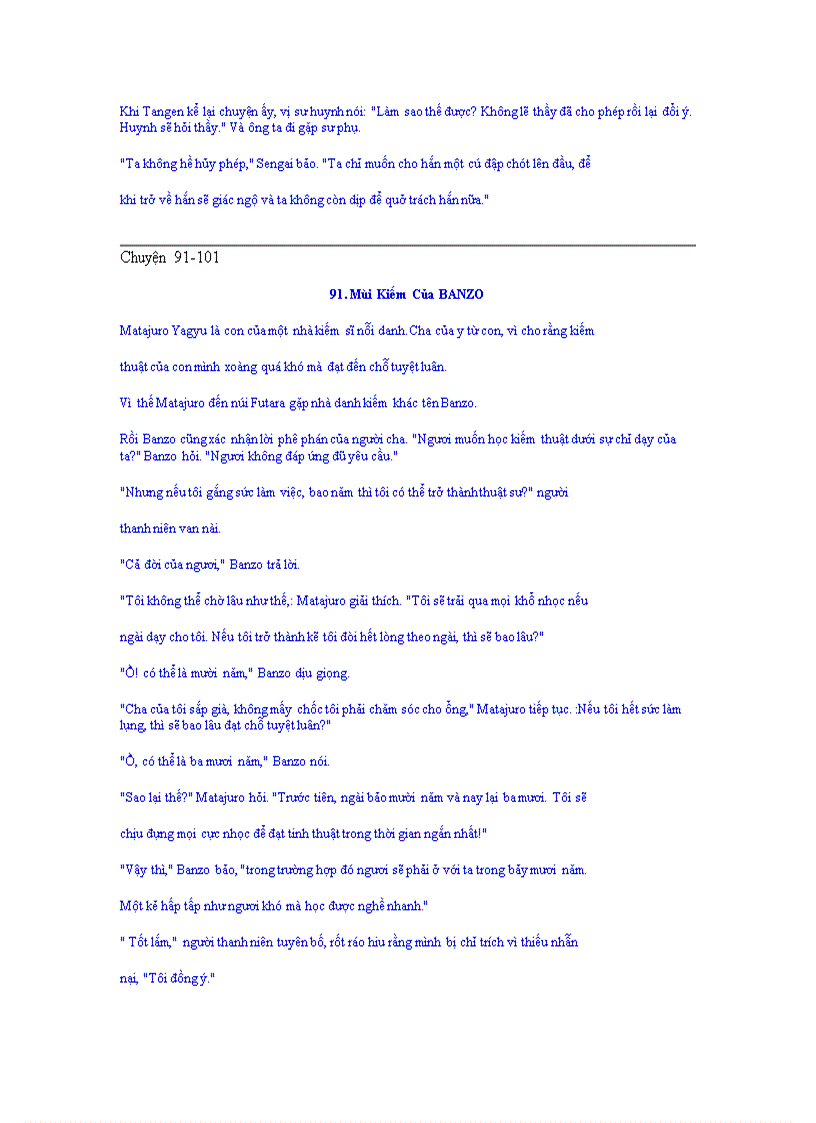 image for page 101 cậu chuyện thiền