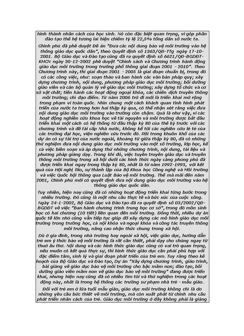 image for page Việt Nam môi trường và cuộc sống