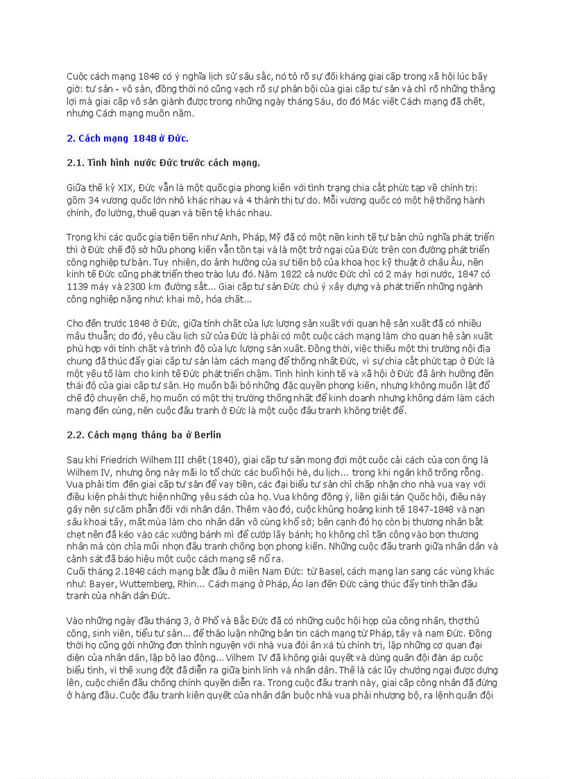 image for page Các cuộc cách mạng tư sản ở châu âu từ 1830 1848