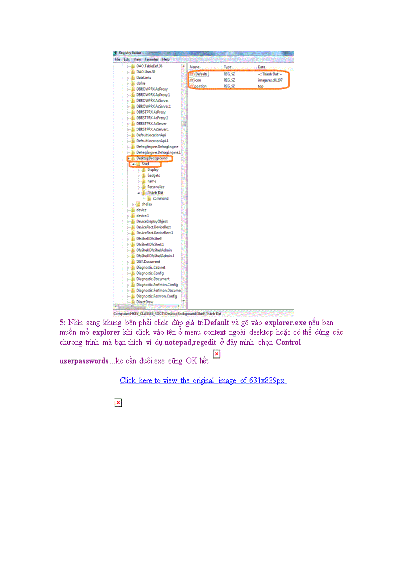 image for page Add tên của bạn lên Menu Context trong Windows 7