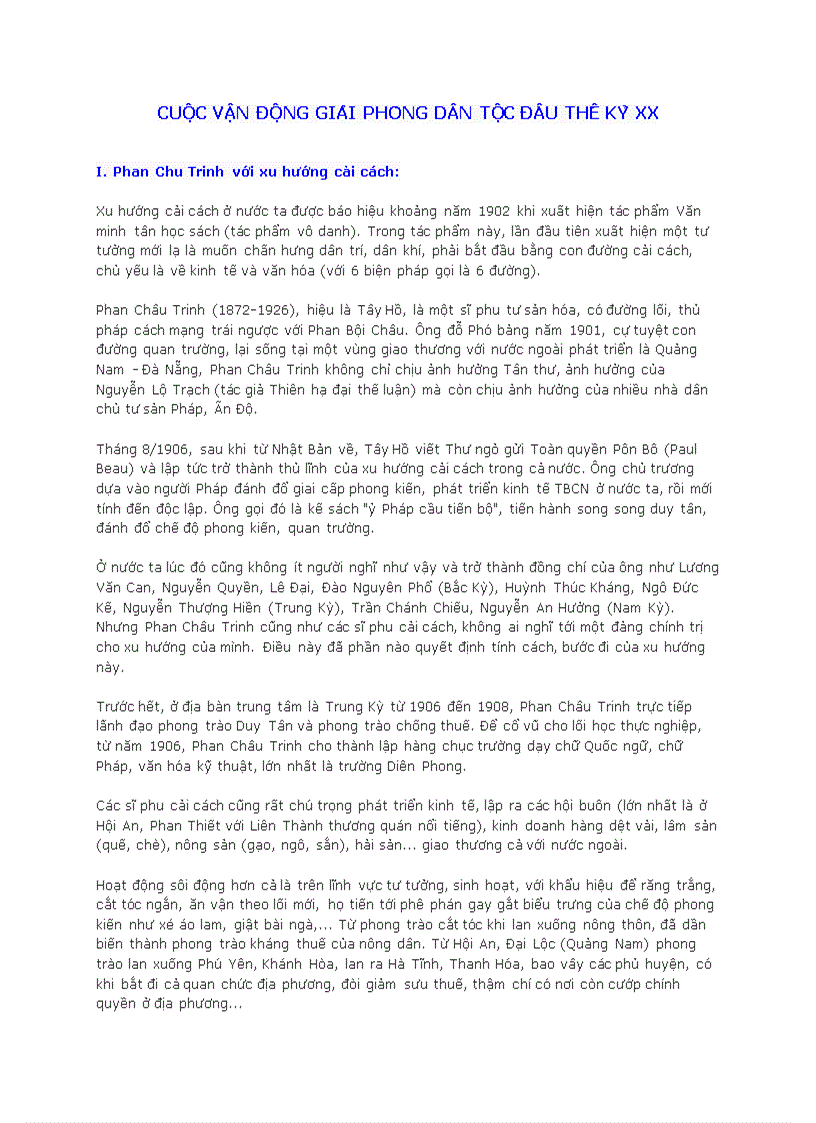 image for page Cuộc vận động giải phóng dân tộc đầu thế kỷ xx