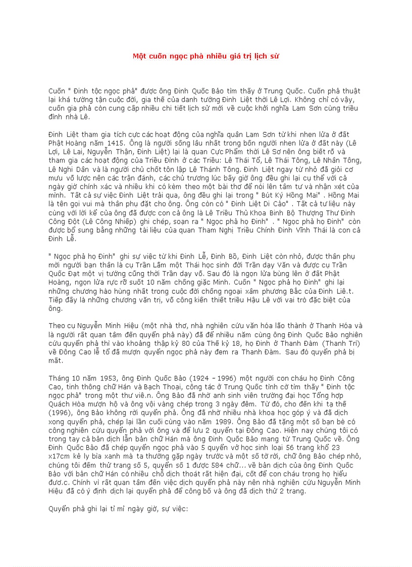 image for page Một cuốn ngọc phả nhiều giá trị lịch sử