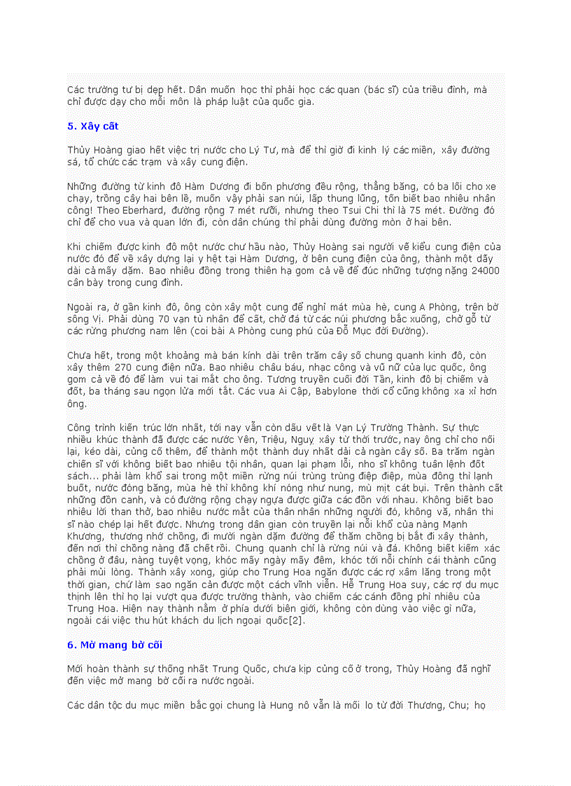 image for page Trung Hoa thời nhà Tần