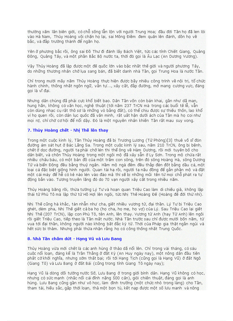 image for page Trung Hoa thời nhà Tần