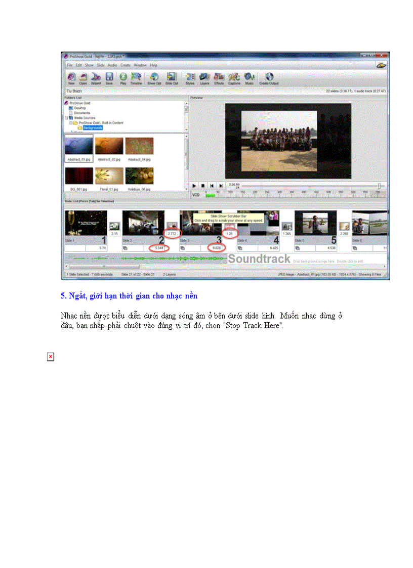 image for page Windows Sử dụng ProShow Gold để tạo slideshow ảnh chuyên nghiệp