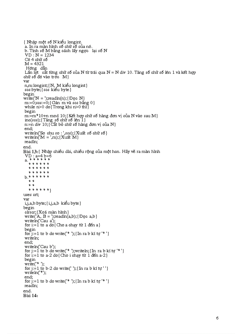 image for page Vòng lặp trong Pascal