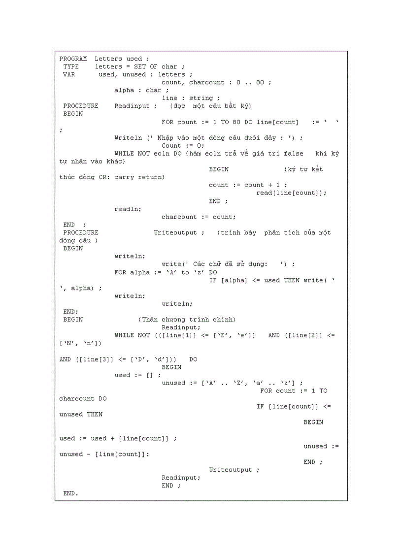 image for page Cơ bản về ngôn ngữ Pascal