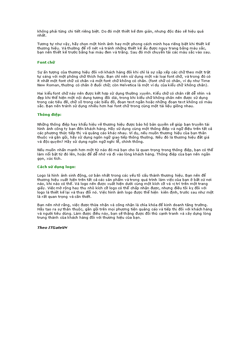 image for page Tạo ấn tượng khi thiết kế thương hiệu