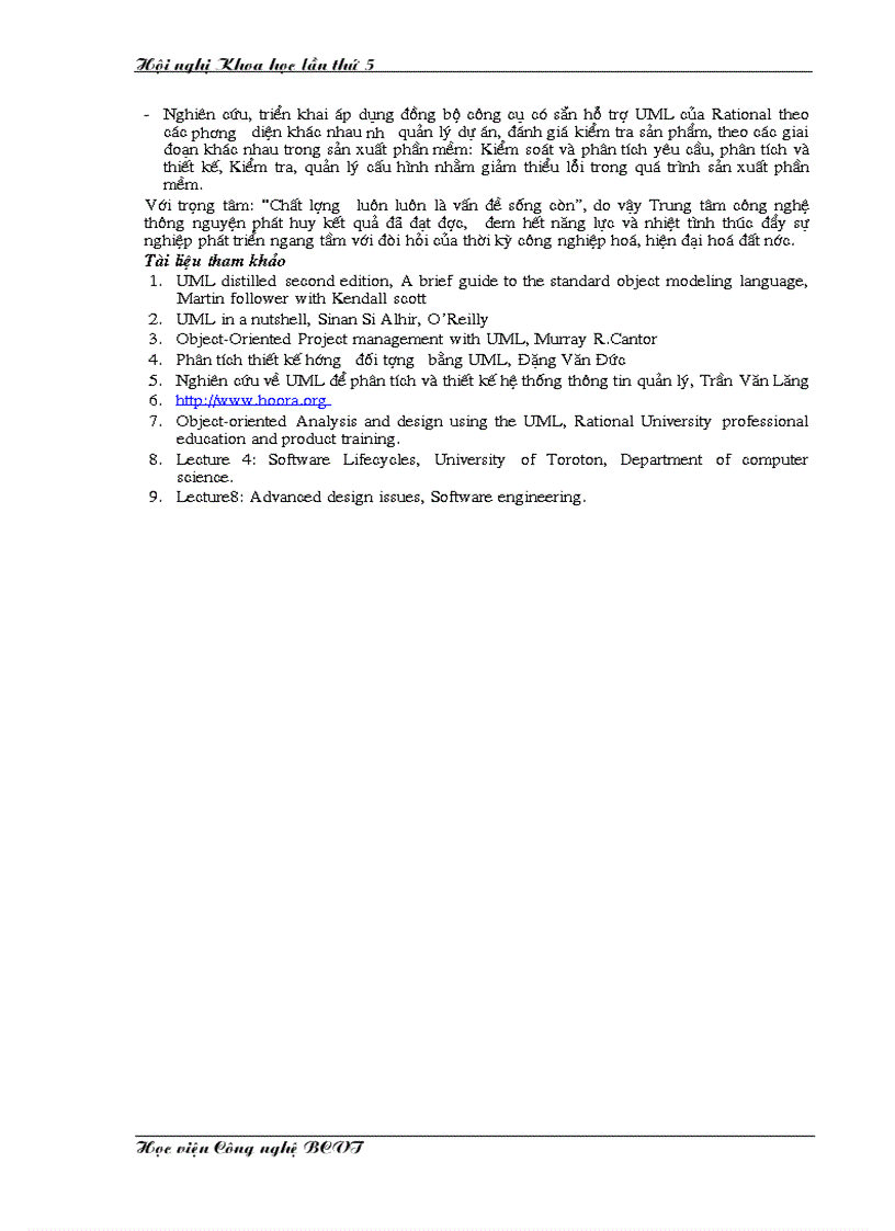 image for page Nghiên cứu UML và ứng dụng UML vào quá trình phát triển phần mềm