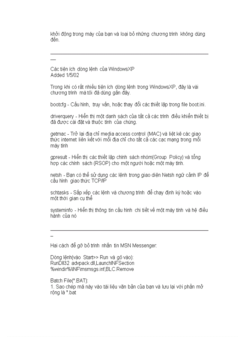 image for page Một số thủ thuật Win