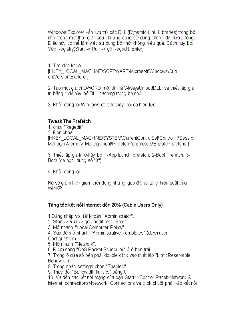 image for page Một số thủ thuật Win