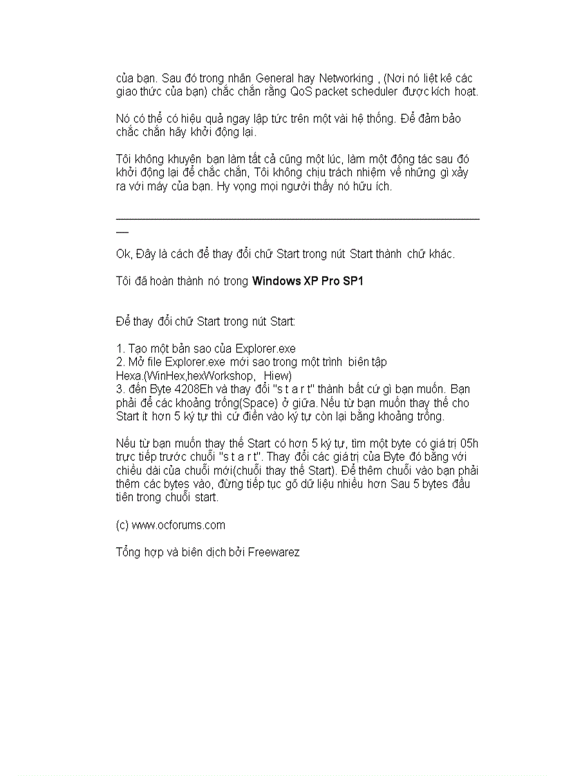 image for page Một số thủ thuật Win