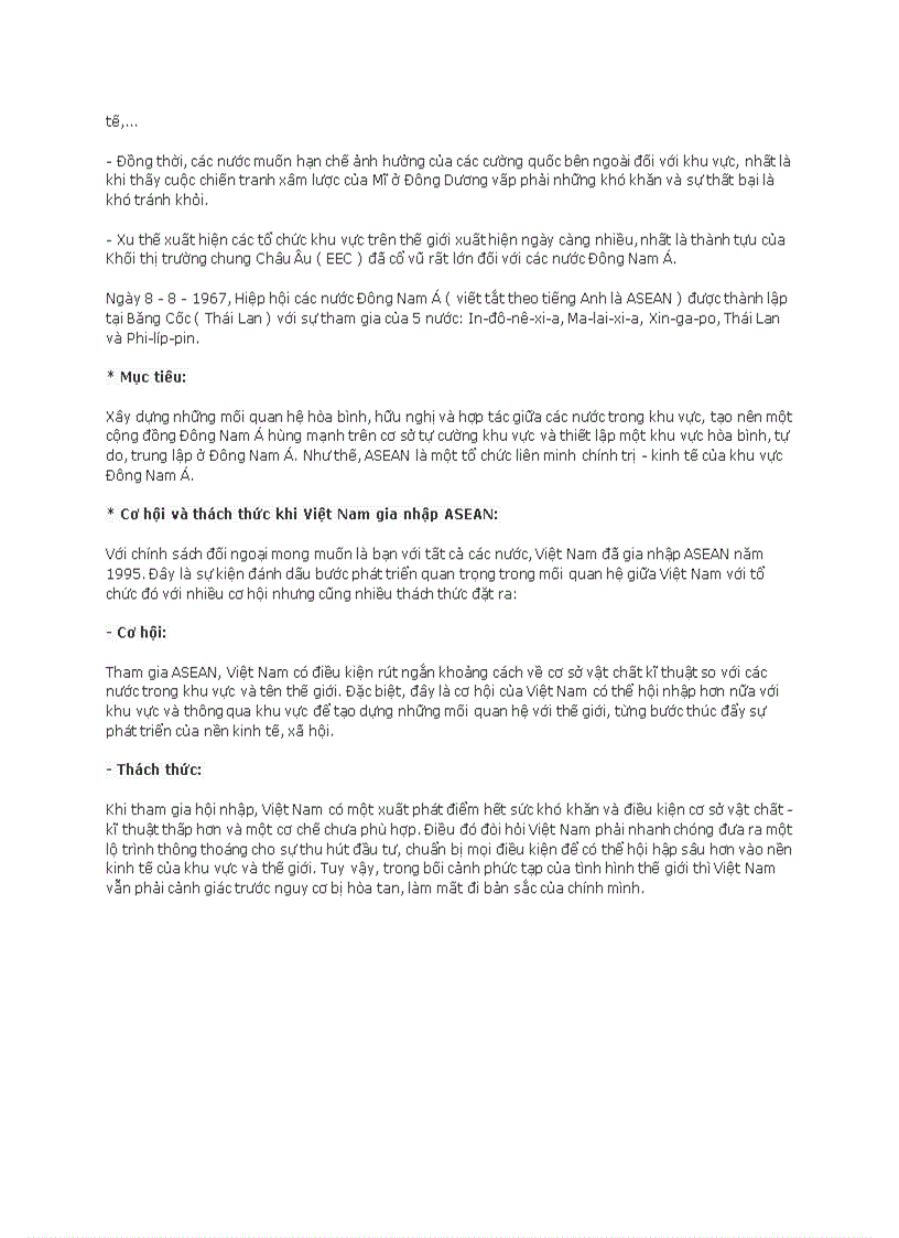 image for page Các nước Đông Nam Á