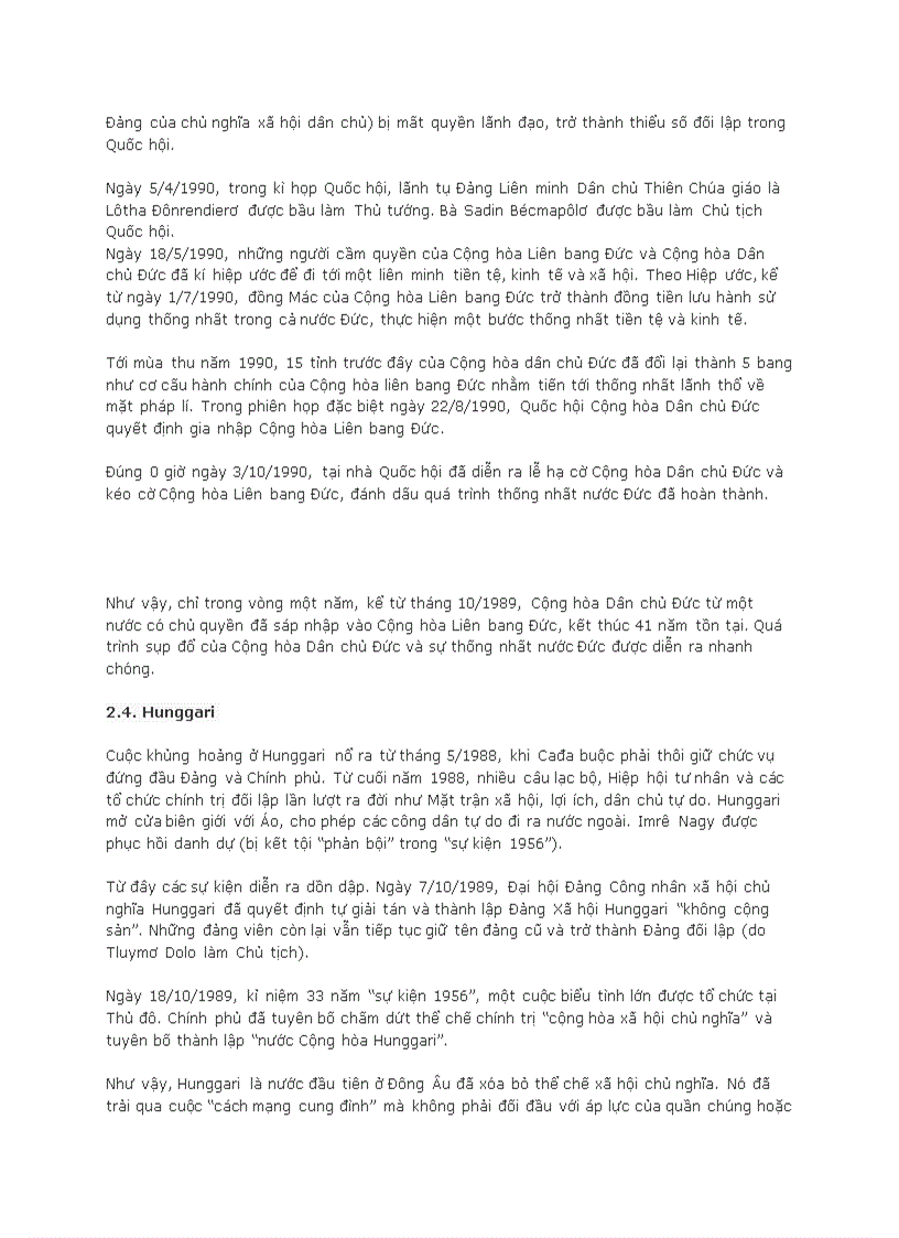 image for page Các nước xã hội chủ nghĩa đông âu lâm vào khủng hoảng rồi tan rã