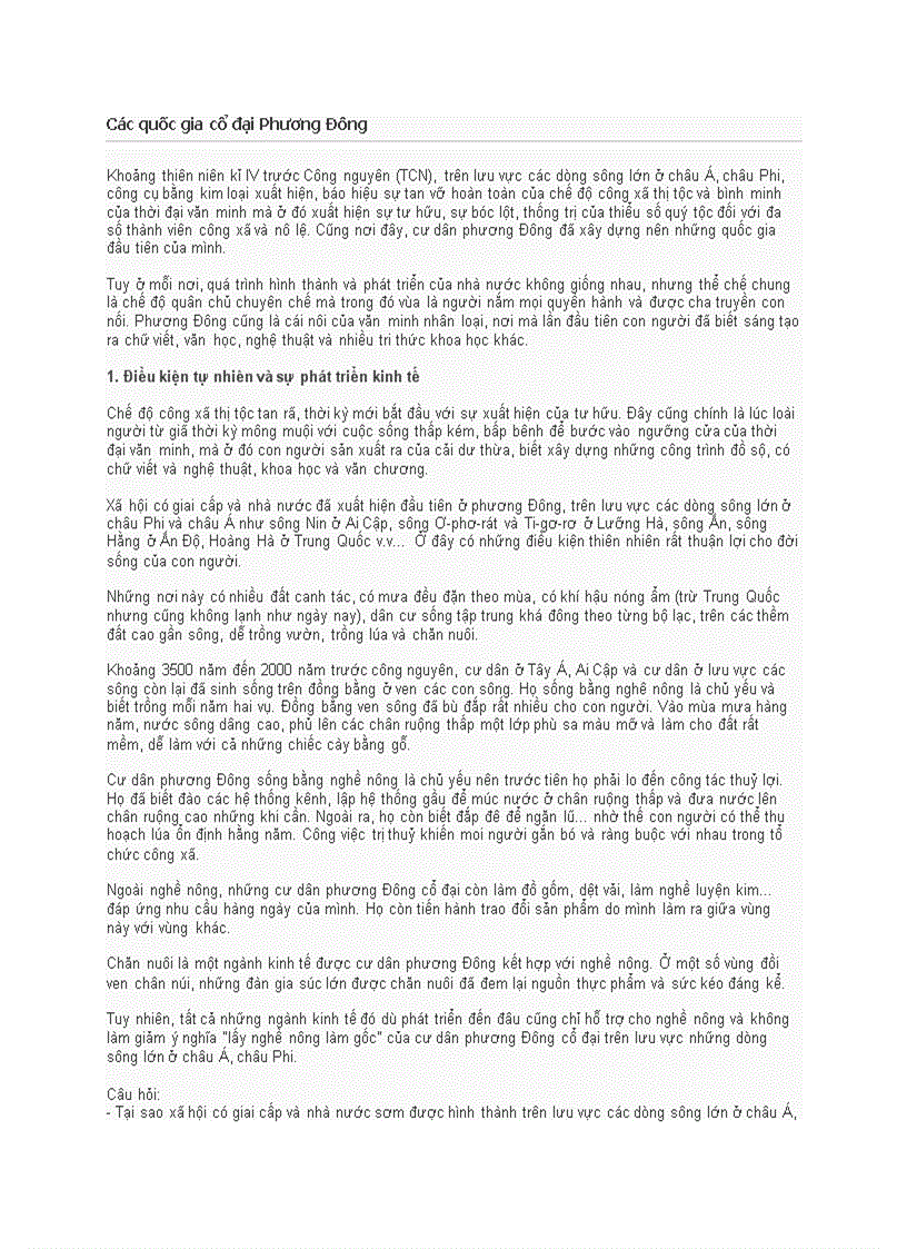 image for page Các quốc gia cổ đại Phương Đông