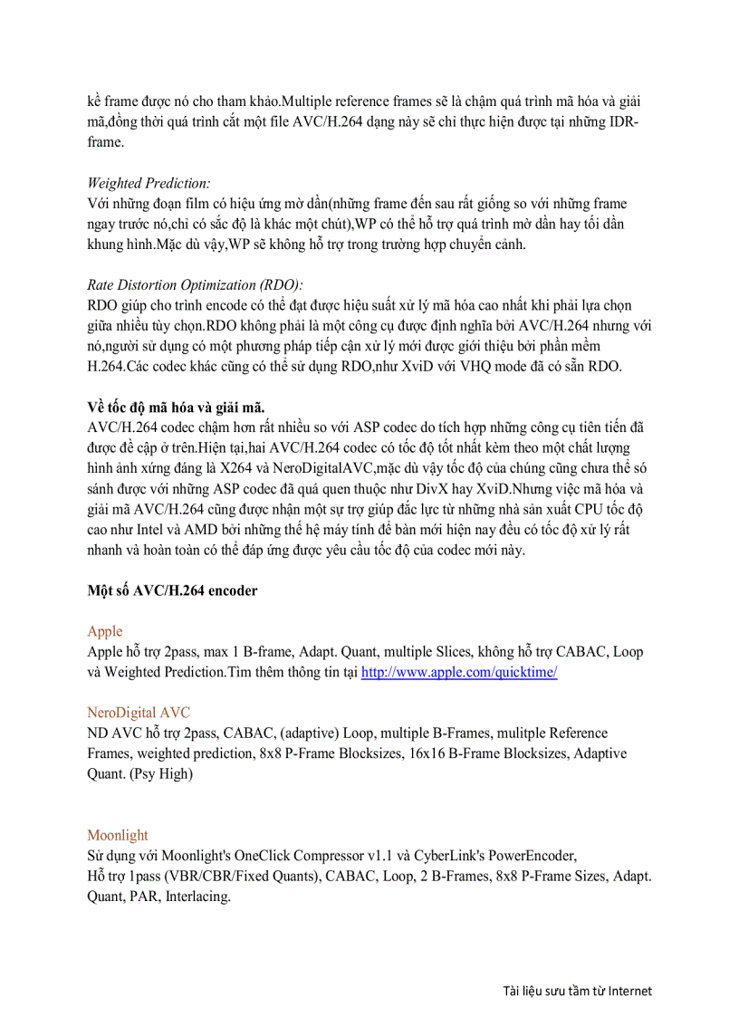 image for page Các định dạng video