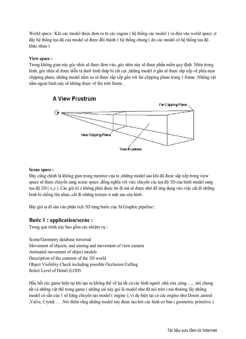 image for page 3D graphic pipeline