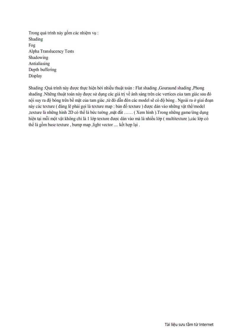 image for page 3D graphic pipeline