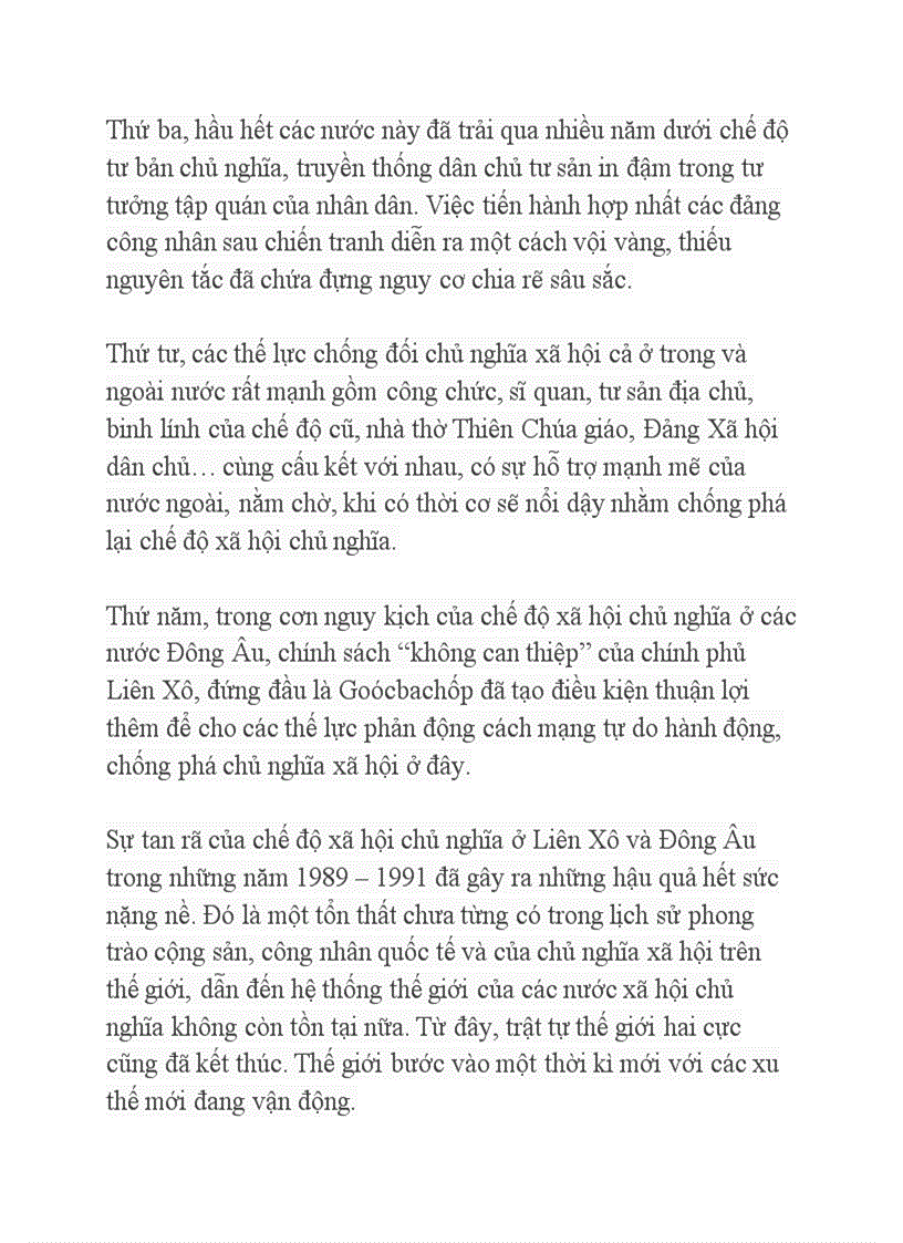 image for page Nguyên nhân khủng hoảng sụp đổ của chủ nghĩa xã hội ở liên xô và đông âu