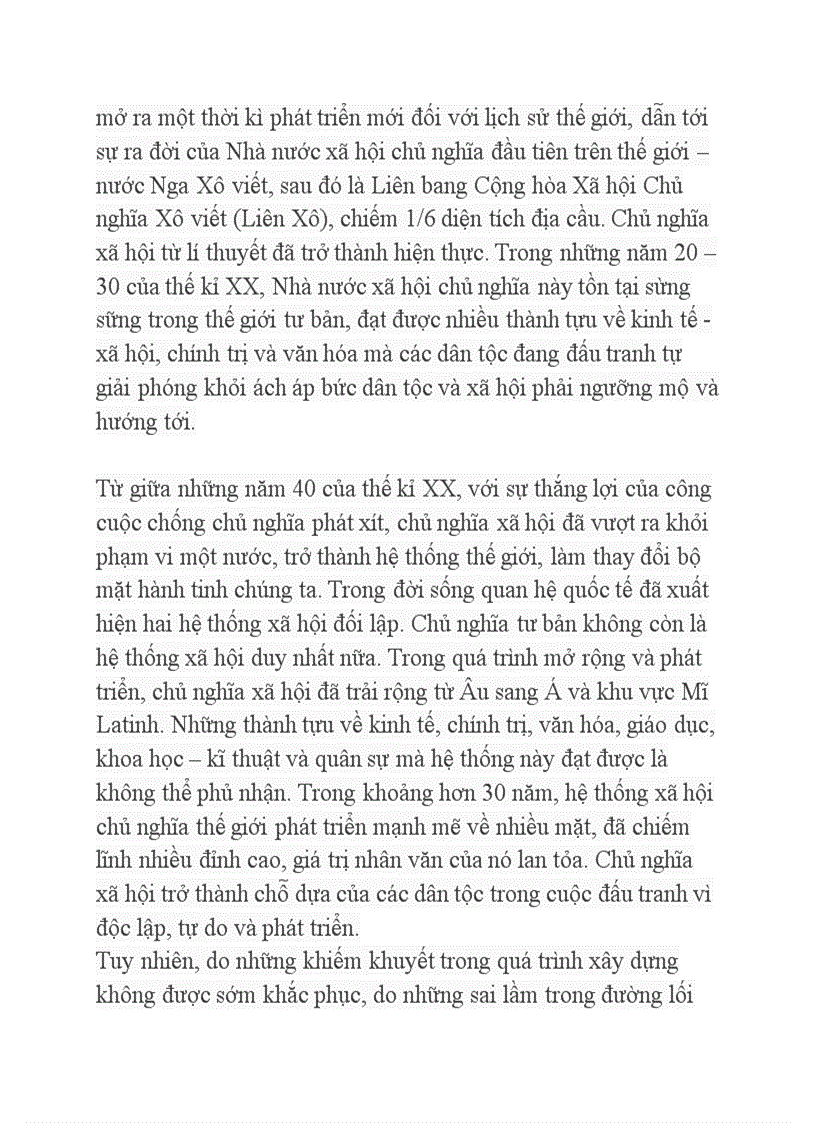 image for page Nguyên nhân khủng hoảng sụp đổ của chủ nghĩa xã hội ở liên xô và đông âu