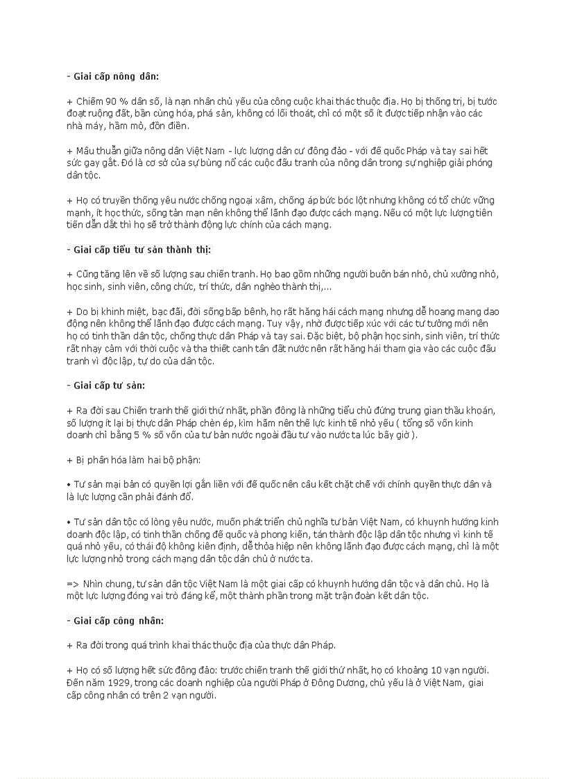 image for page Những chuyển biến mới về kinh tế và xã hội ở Việt Nam sau chiến tranh thế giới thứ nhất